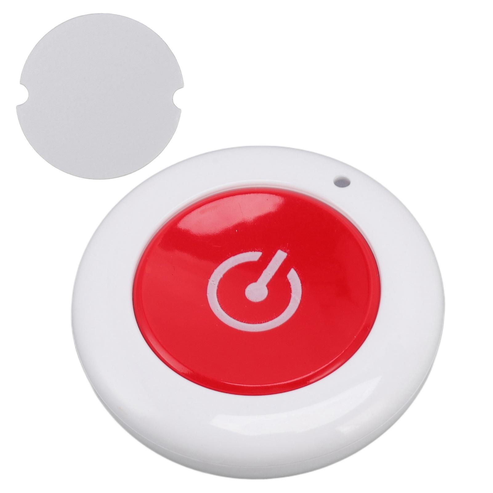 Wireless Copy Remote Control Intelligent Compact Round Remote Control for Home Hallway Office Garage DC 3V White Red