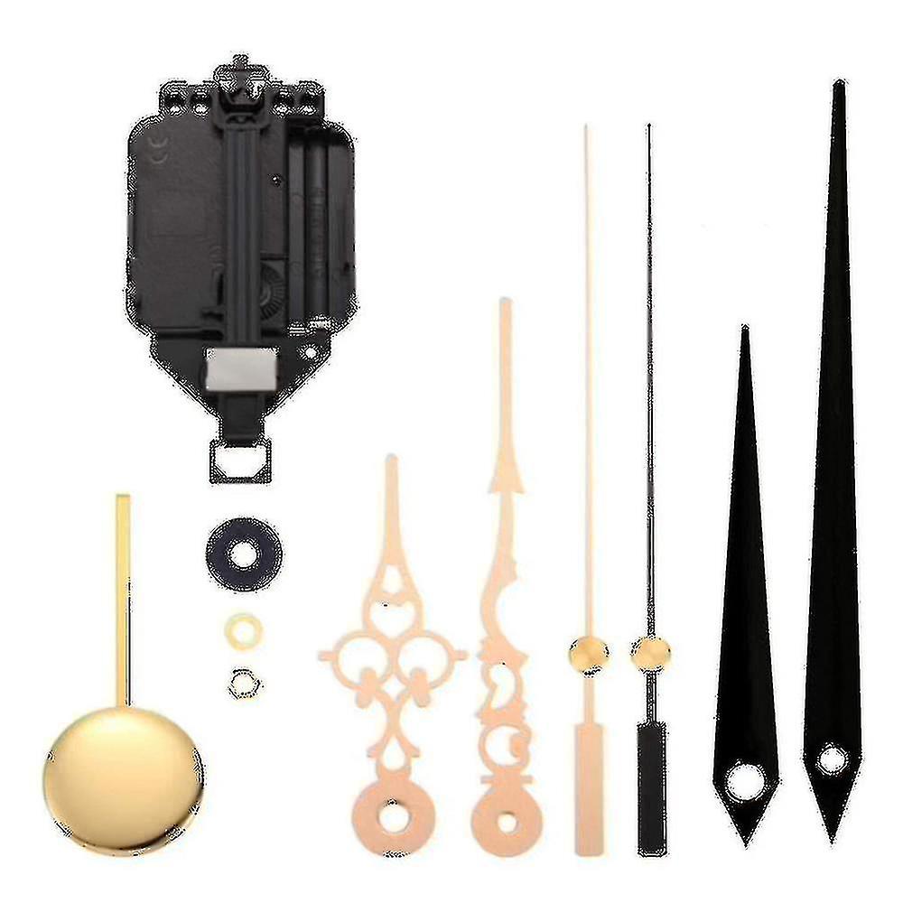 Diy Quartz Clock Movement Mechanism Clock Kit With 2 Pairs Different Hands Wall Clock Repair Parts