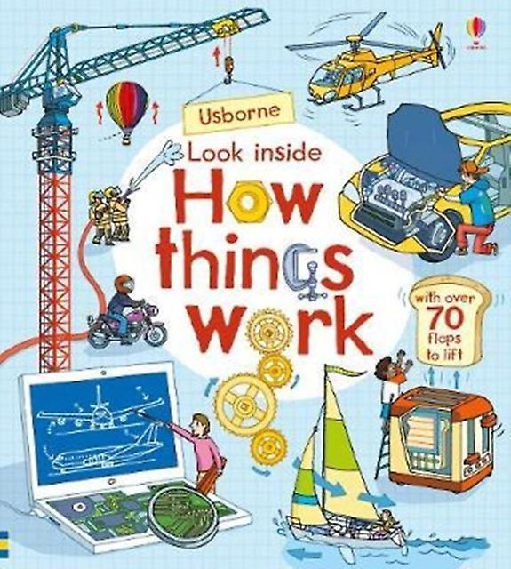 Look Inside How Things Work by Rob Lloyd Jones Paperback Book