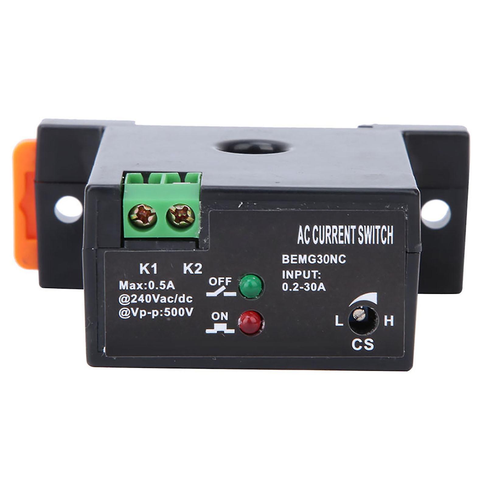 Flameproof Adjustable AC Sensing Switch 0.2~30A Self Powered Sensing Switch