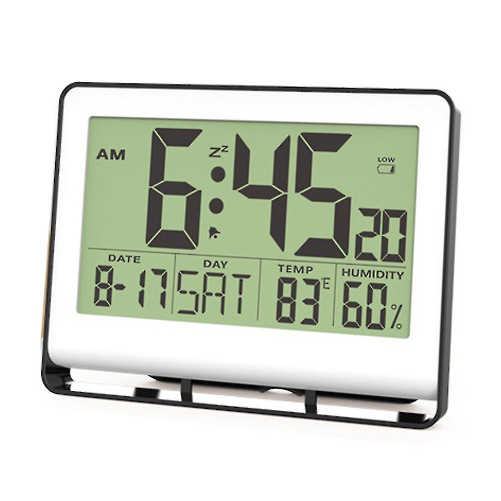Creative Simple Wall Clock, Electronic Clock, Temperature And Humidity Alarm Clock