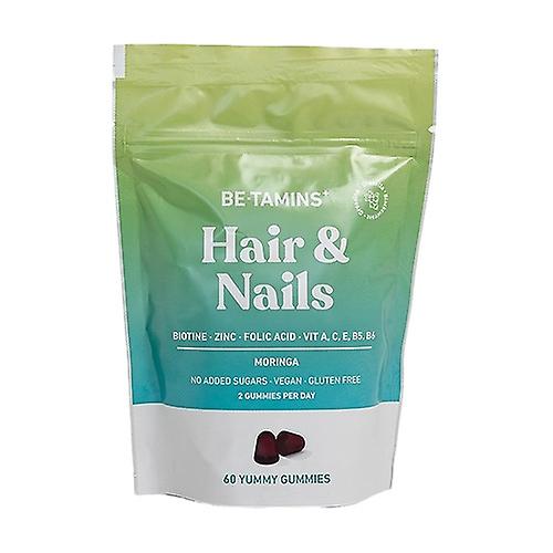 Hair & Nails - Gummies with biotin 60 Jelly beans (Currant)