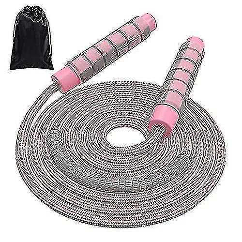 Springseil Baumwolle Adjustable Skipping Weighted Jumprope für Frauen