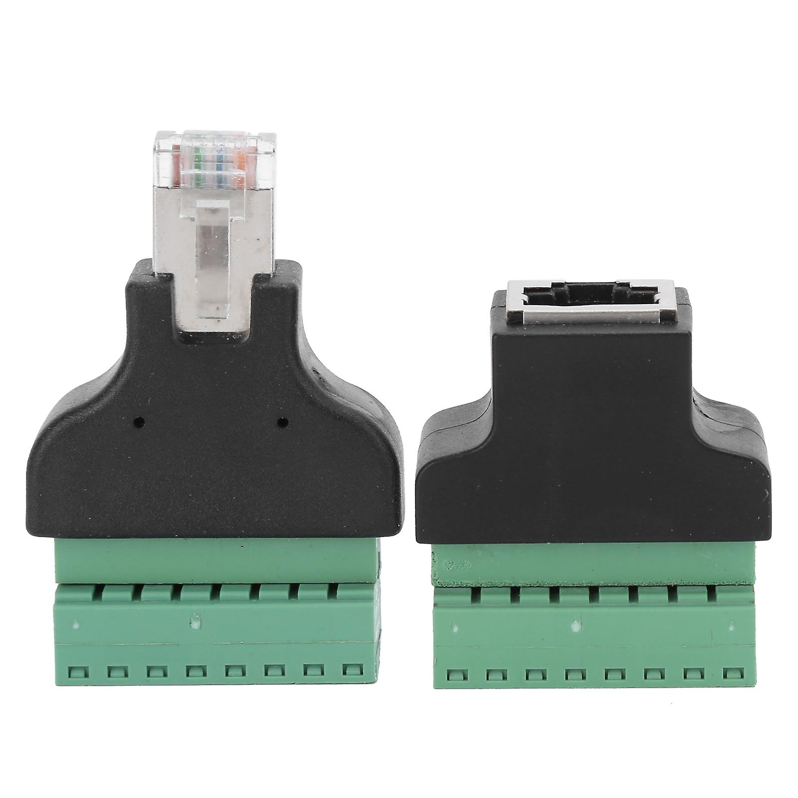 RJ45 Breakout Board for CCTV Camera, Compatible Network Ethernet Adapter Ensuring Reliable Connection for Structured Cabling Systems, Supports Data