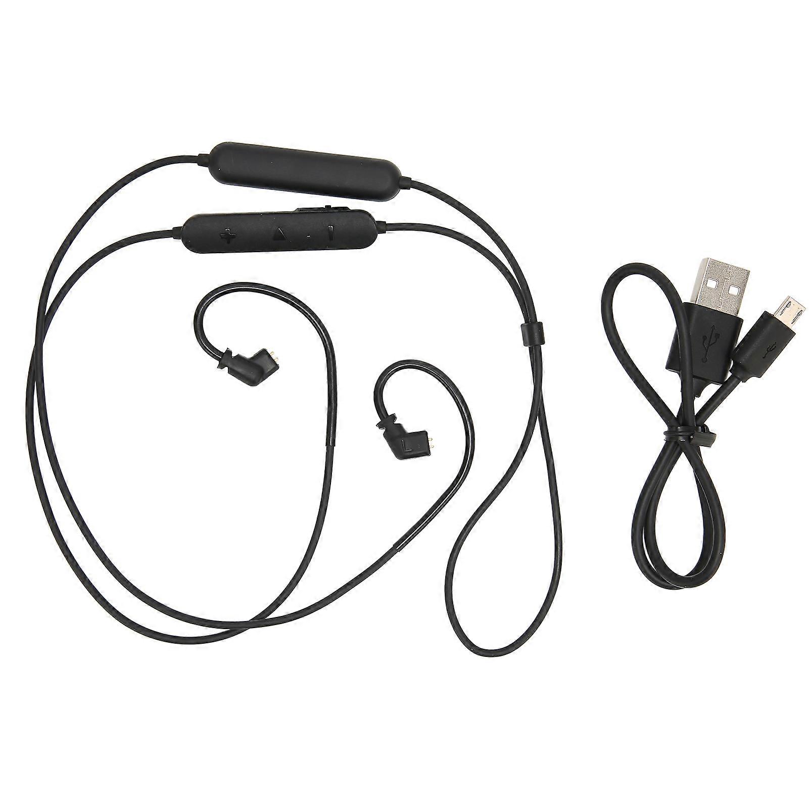 Headphone BT Adapter Cable Low Latency Wireless Earphone Cable With Microphone and Controller 