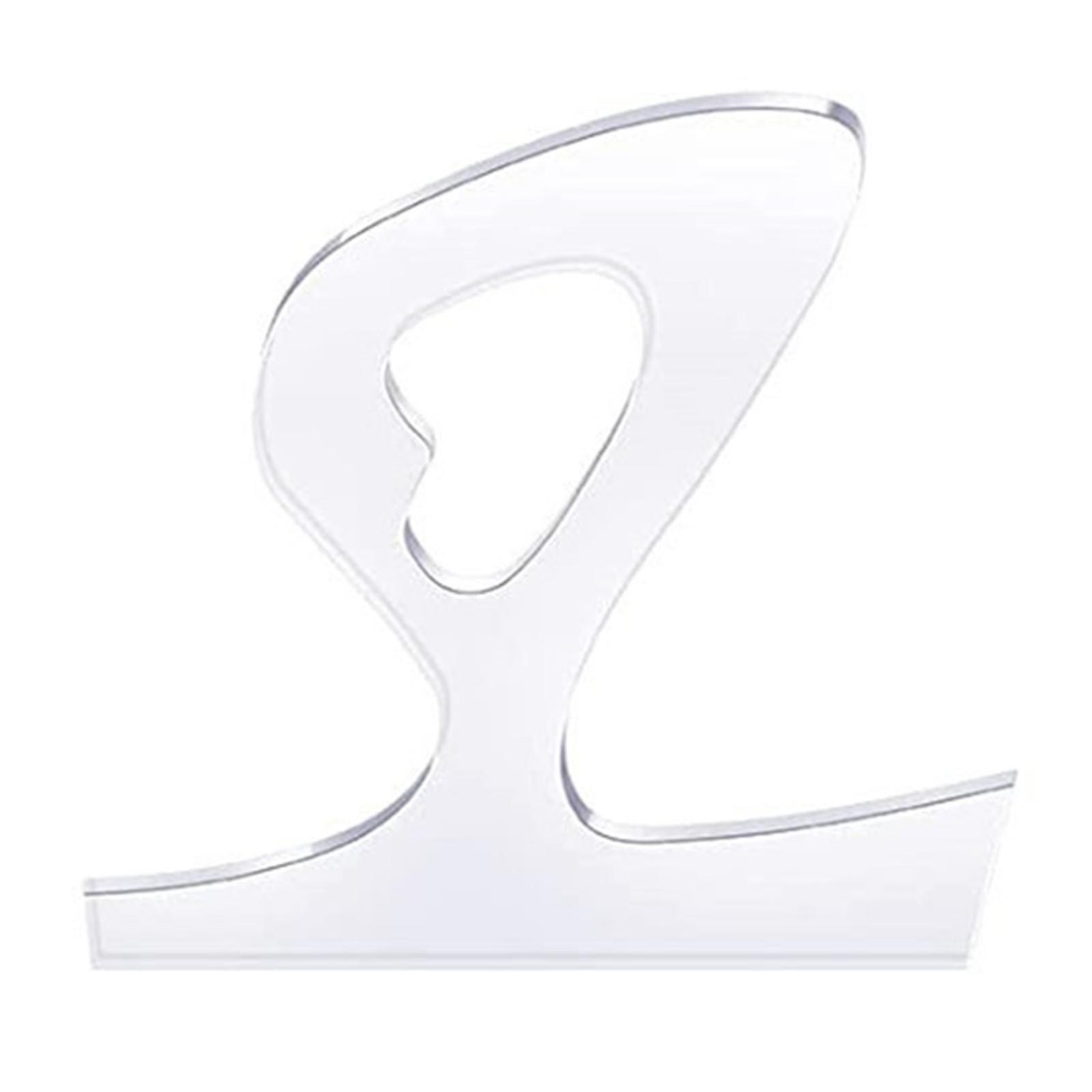 Board Handle Template Clear Easy to Use Sturdy Cutting Board Handle Template D