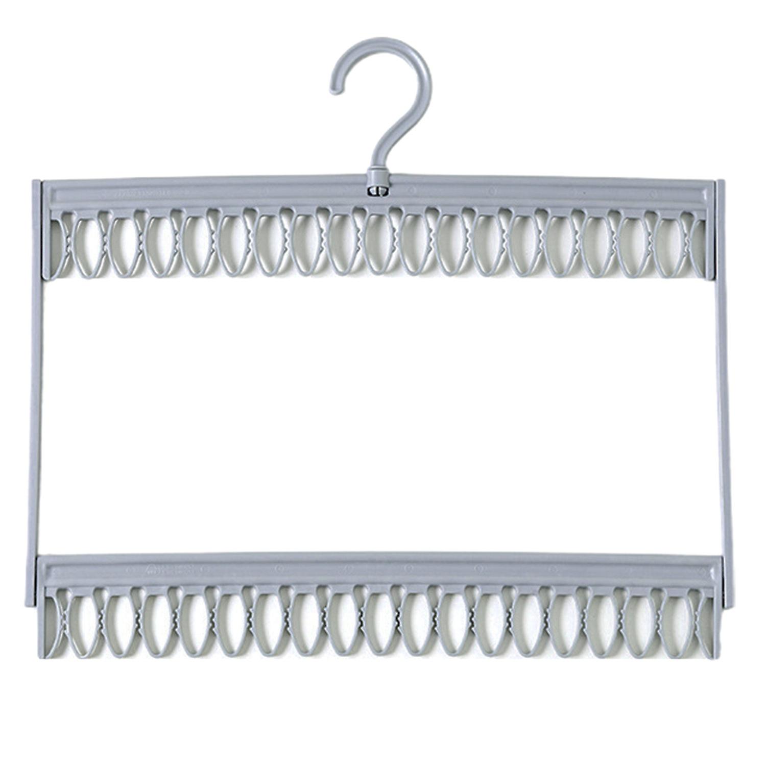 Socks Underwear Drying Rack with Rotatable Hook Strong Windproof Clothes Drying Hanger Rack