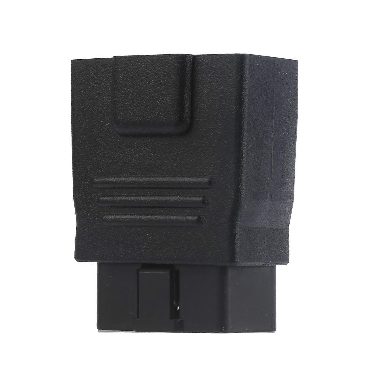 16Pin OBD2 Plug Adapter Male to Female ABS Plastic Code Reader Fault Check OBD Connector