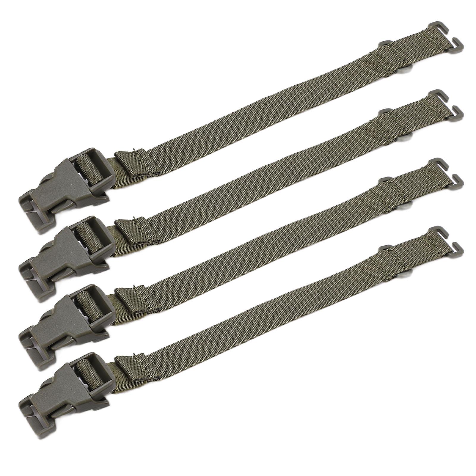 4 Pcs Travel Luggage Strap Adjustable Durable Multi Function Buckle for Outdoor Activities