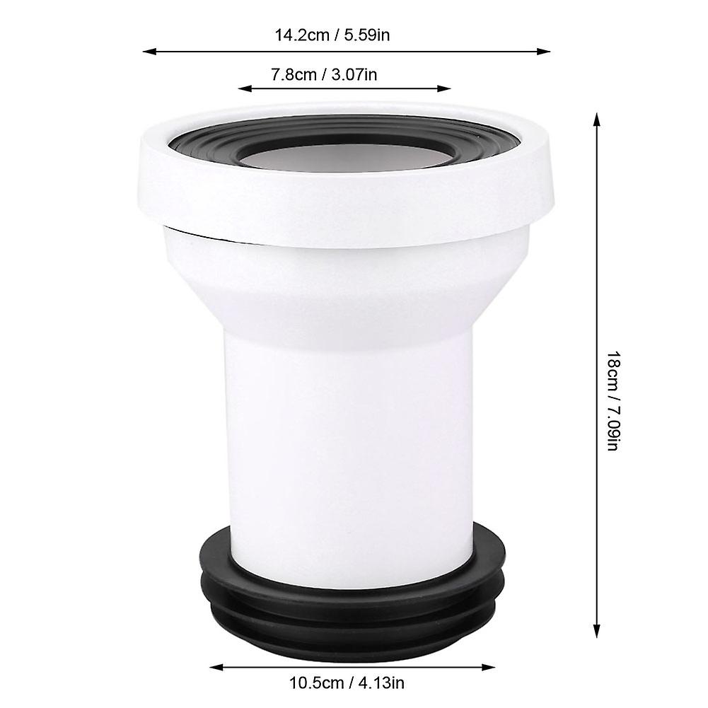 Plastic Toilet Sewer Drain Pipe Installation Sealing Fitting Accessory Connection Part