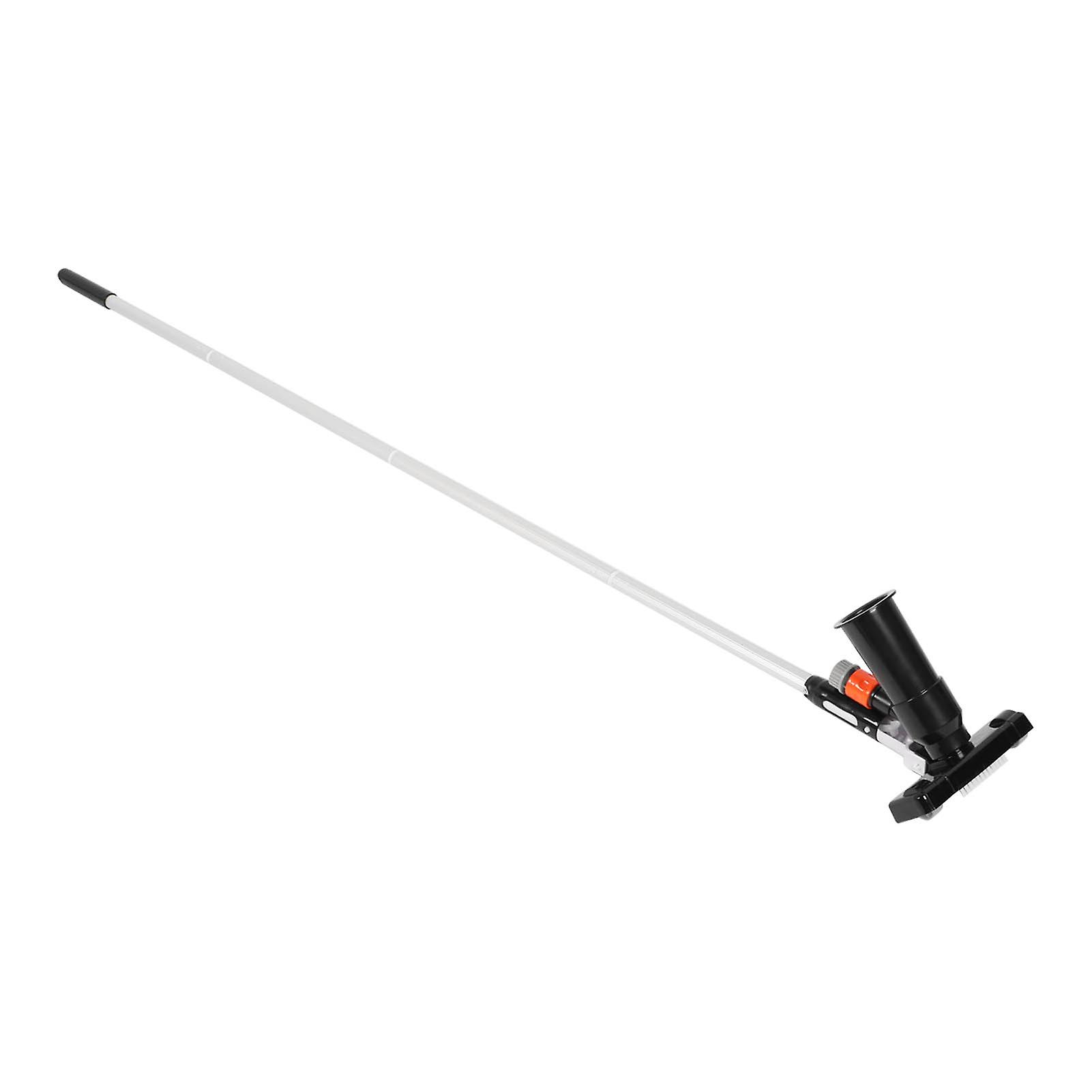 Pool Jet Vacuum Cleaner with 4-Section Pole 160cm Black Plastic