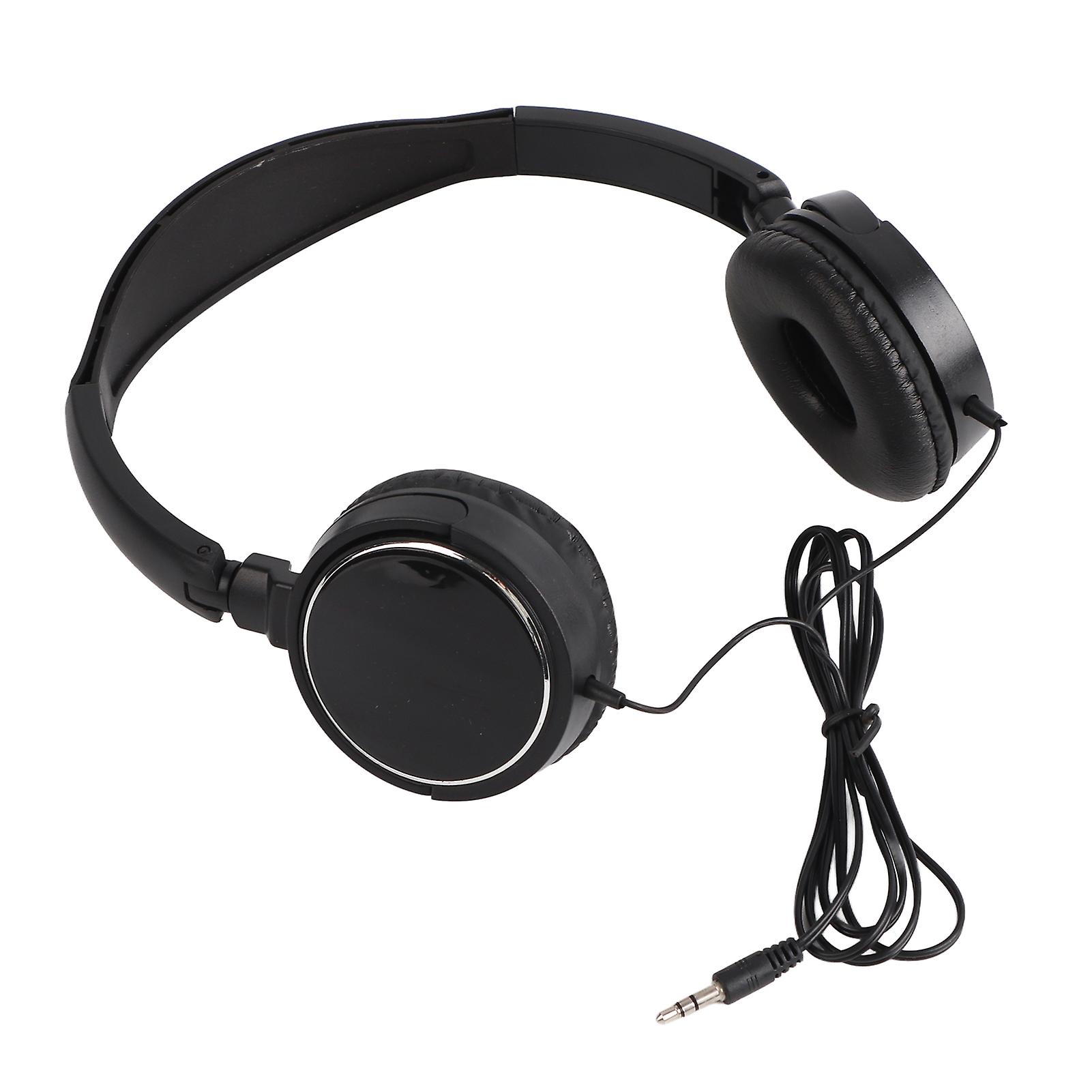 Foldable Compact Wired Headset Stereo HiFi Music Headphone