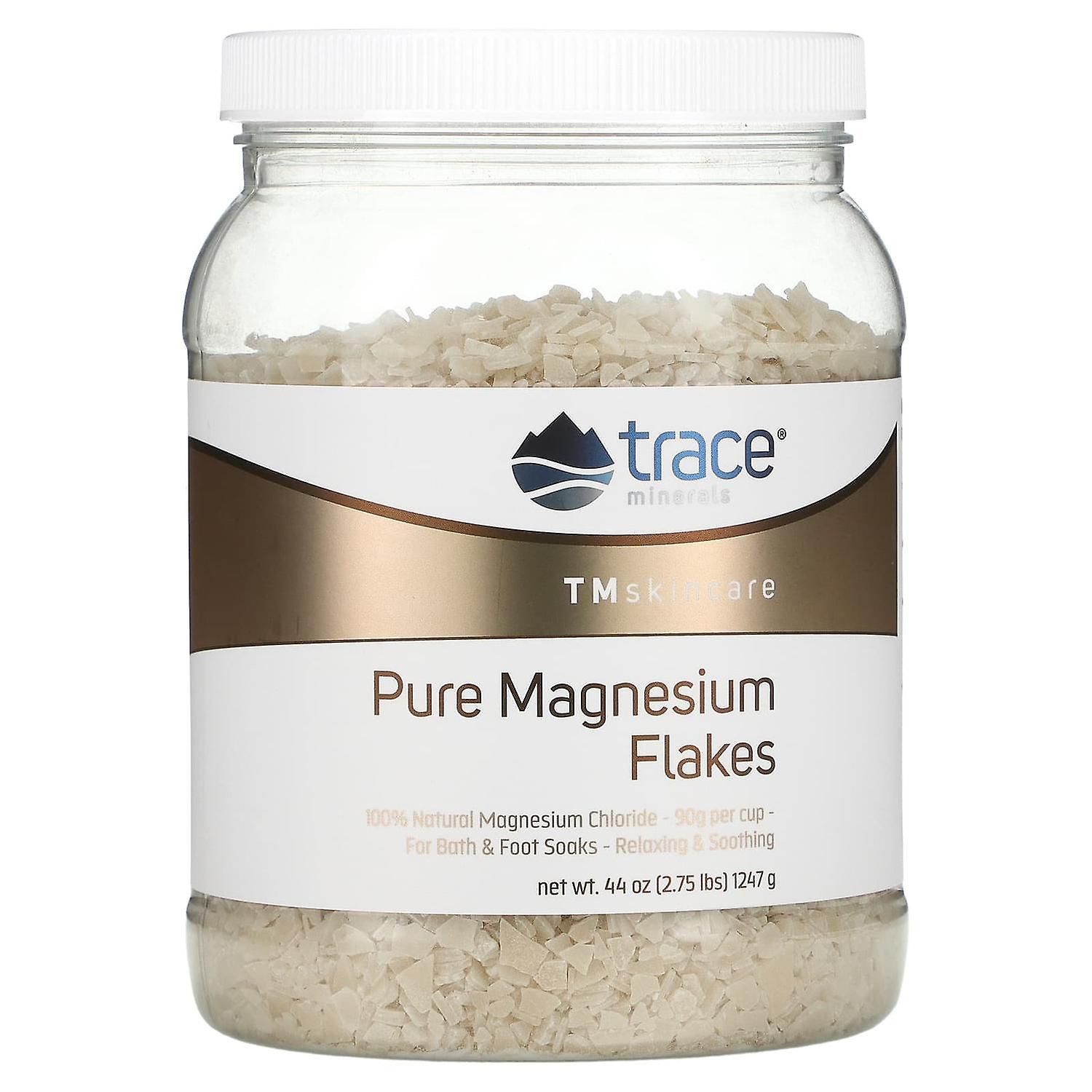Trace Minerals ®, TM Skincare, Pure Magnesium Flakes, 2.75 lbs (1,247 g)