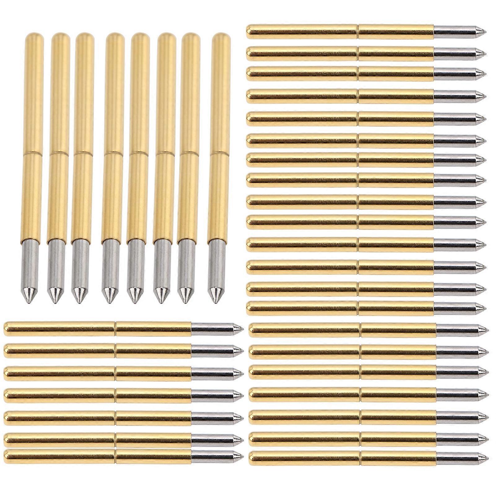 100pcs P125?B Test Probe 2.0mm Spring Test Detection Probe Pins Brass Pogo Pins