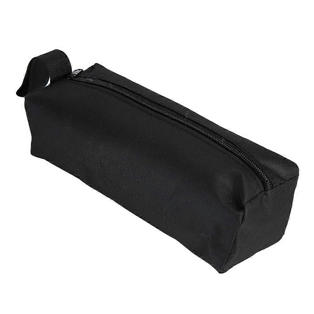 Multifunctional 600D Polyester Tool Bag 30x10x10cm Black Zipper Pouch