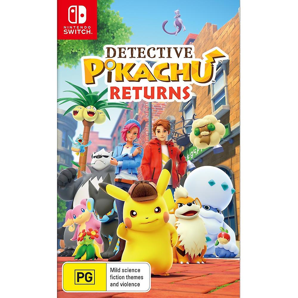 Nintendo Switch Detective Pikachu Returns Action and Adventure Video Game