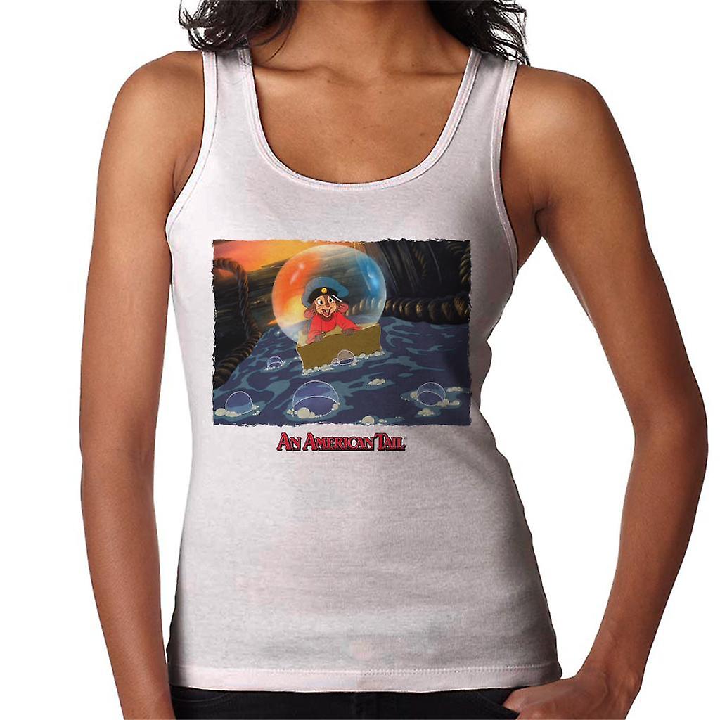 An American Tail Fievel Mousekewitz Stuck In A Bubble Women's Vest