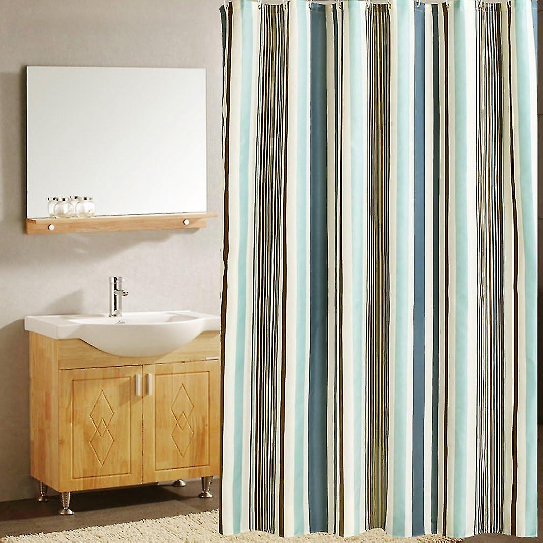 シャワーカーテン200 X 240 Cm(w X H)、アンチモールド、防菌、撥水シャワーカーテン、ライナー、ソフトポリエステルファブリック、バスカーテン