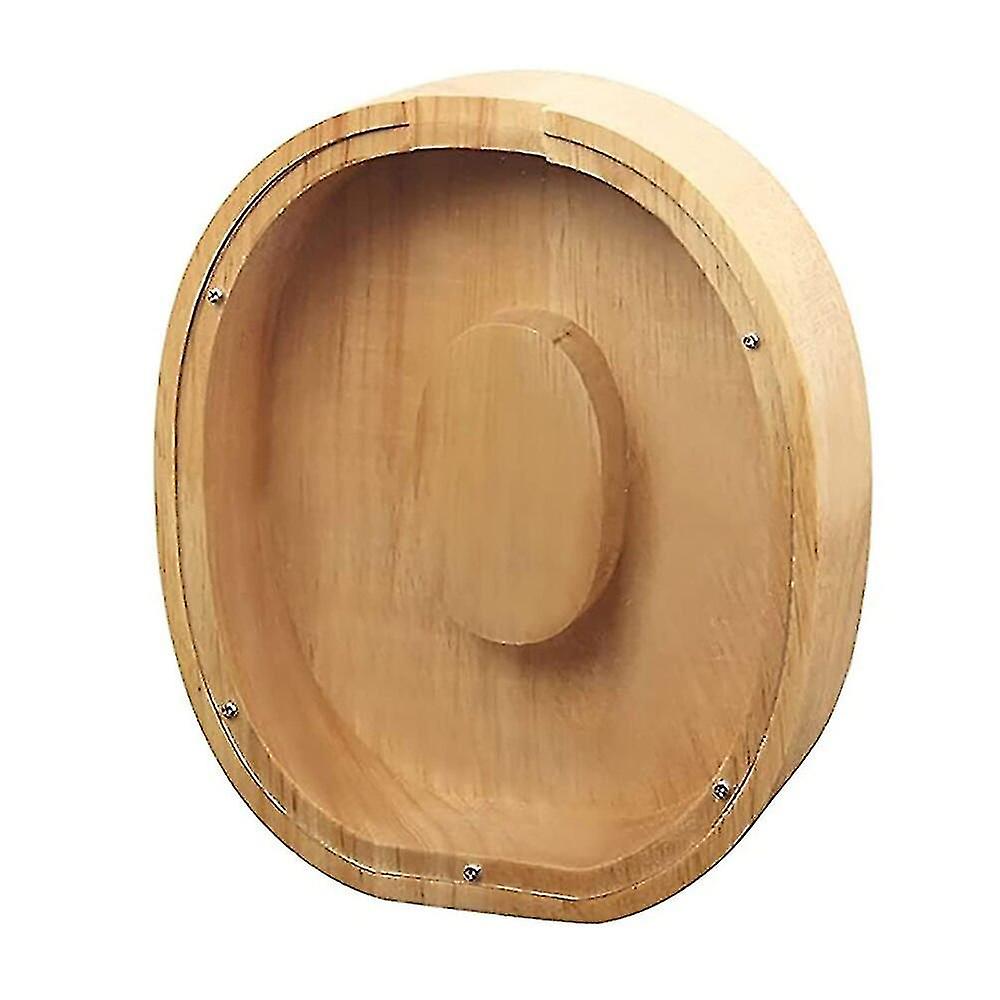 Creative Wooden Alphabet Money Saving Box