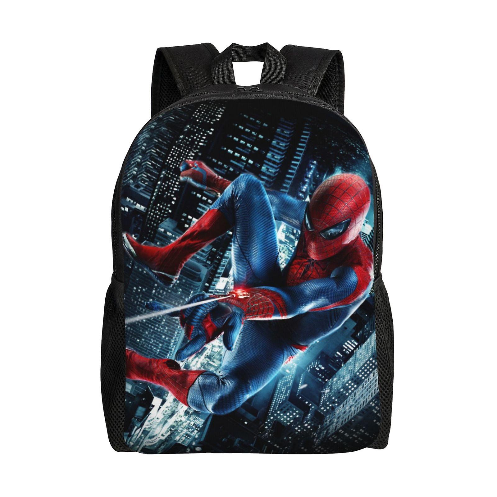 Spider-Man Kid Backpack School Bag Elementary Students Bookbags