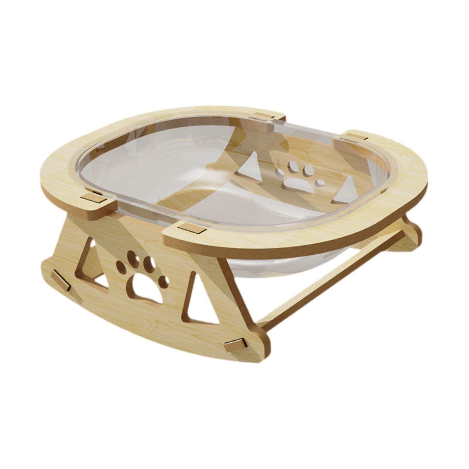 Wooden Space Capsule Cat Bed Activity Centre Universal Kitten Stable Hammock