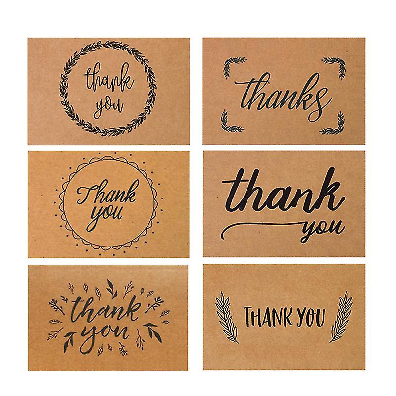 36pcs Kraft Paper Greeting Card