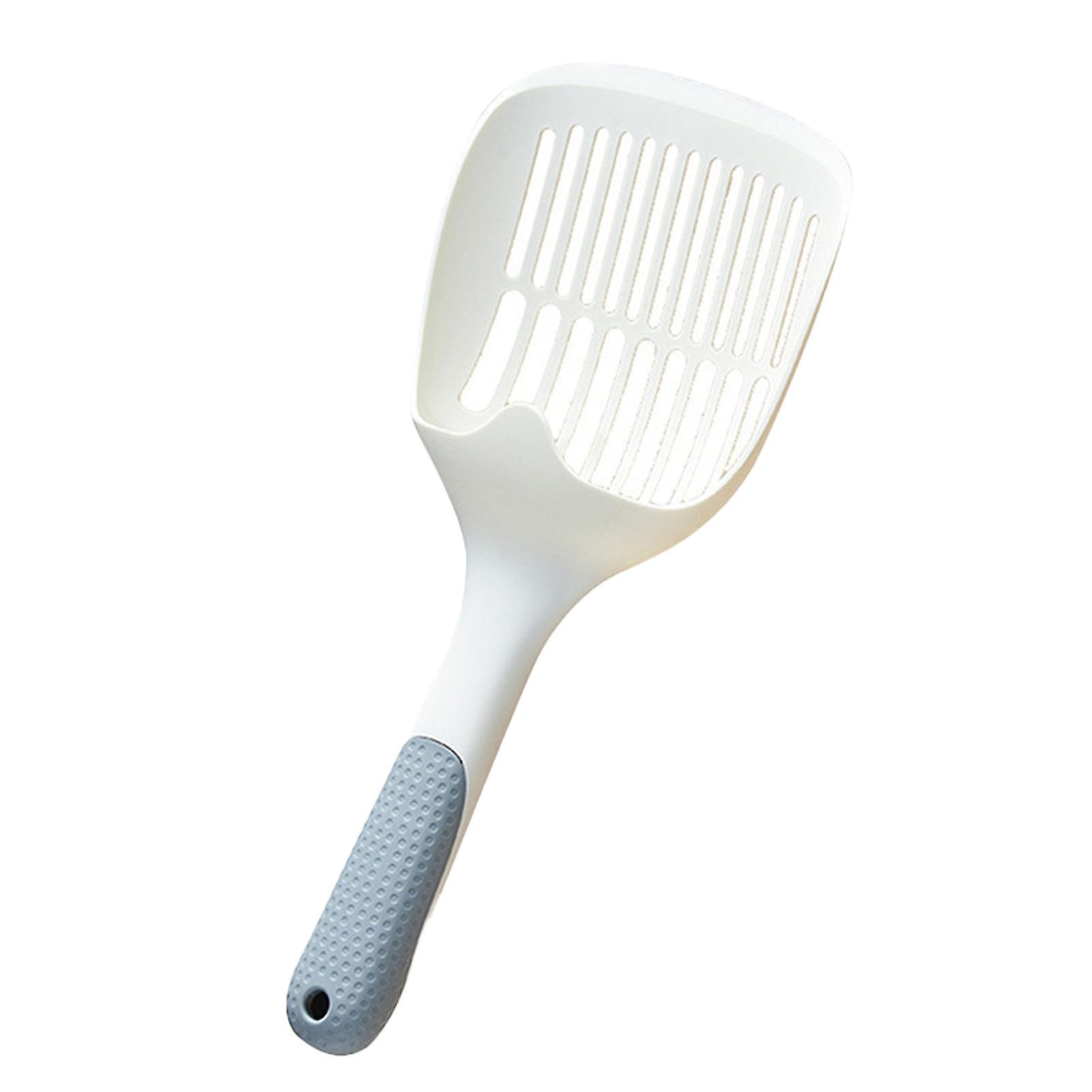 Ergonomic Cat Litter Scoop with Smooth Sand Holes & Hook, PP Material
