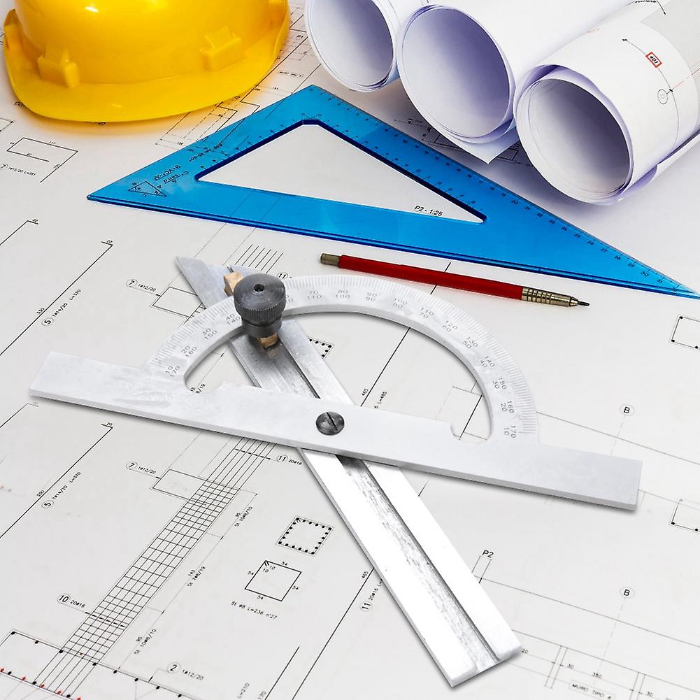 100x150mm Carbon Steel Adjustable Protractor Angle Ruler Tool Measuring & Gauging Tool