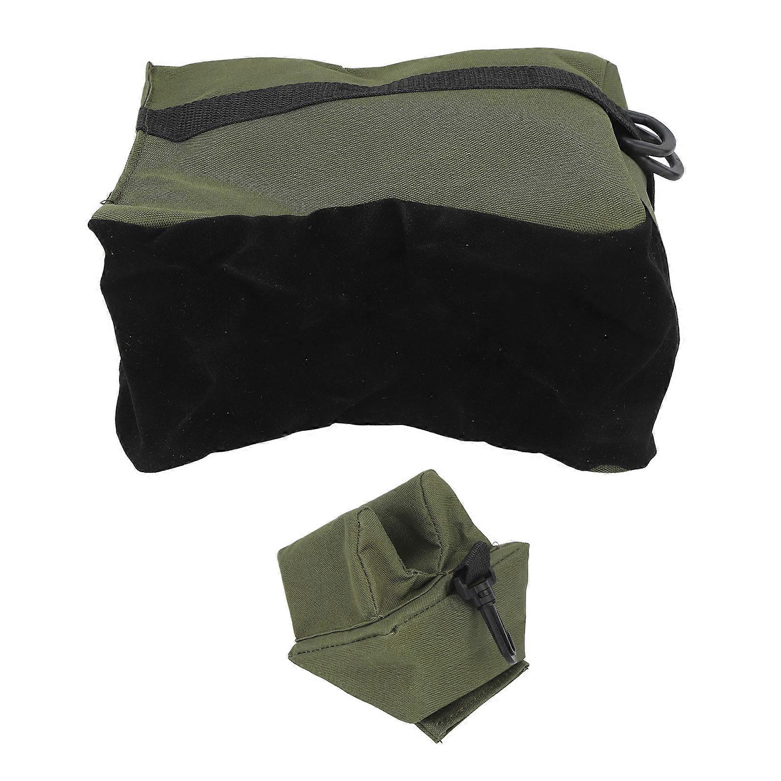 Shooting Rest Bags Front Rear Bag Combo Front Back Sandbag Shooting Rest Support Bag OD Green