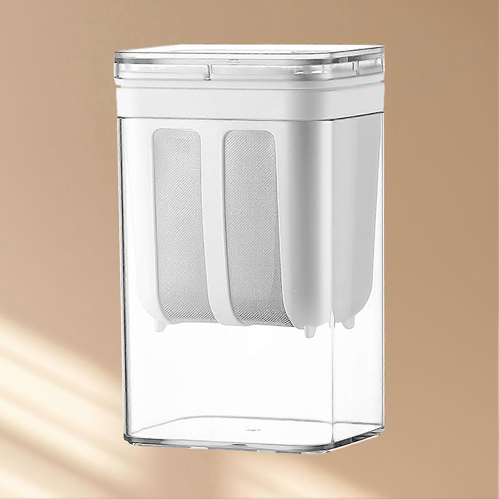 Yogurt Strainer 1100ml Plastic 80 Mesh Fine Hole 17.6x10.8x9cm