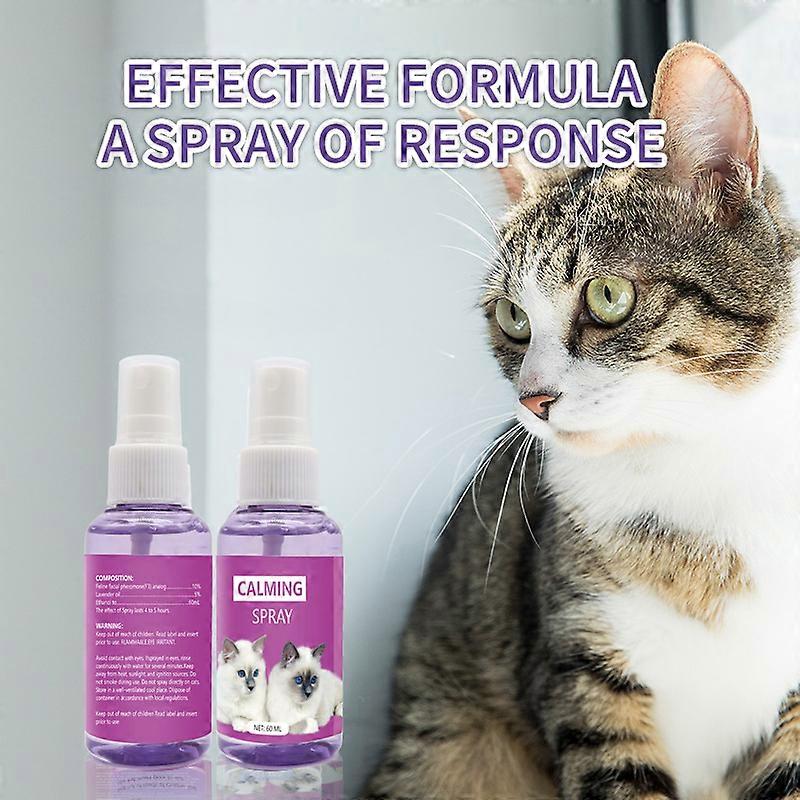 View of Cat Pheromone Spray Cat Soothing Spray Cat Comfort Spray Calming ...