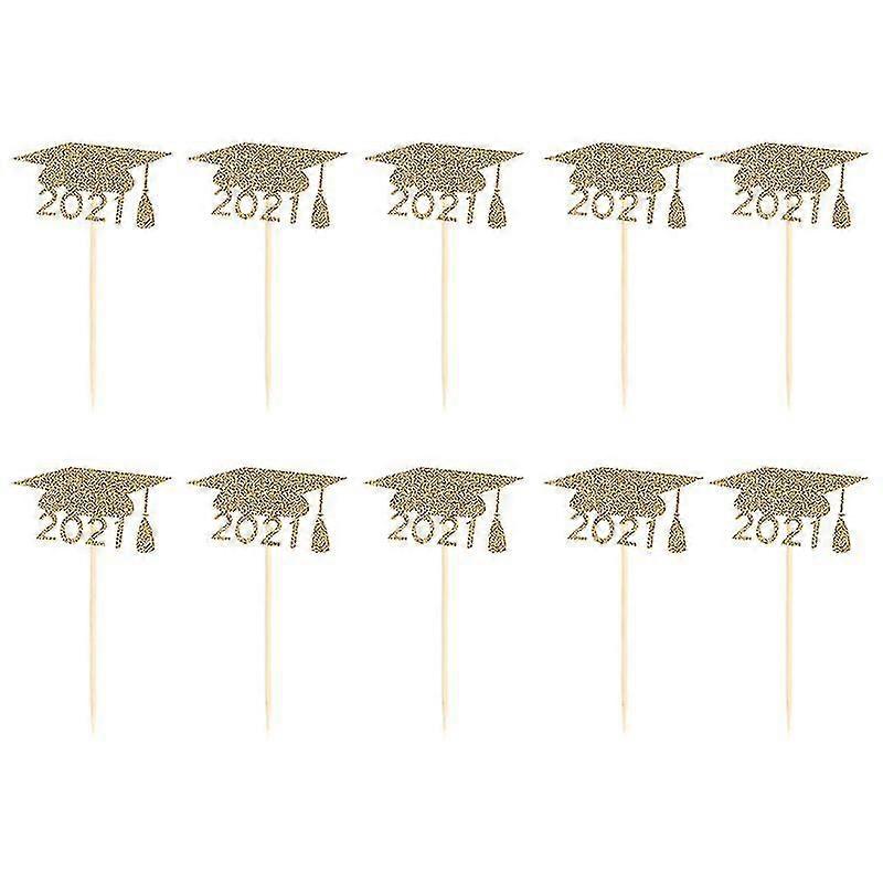 24pcs cake decorations , Graduation Party Cake Toppers