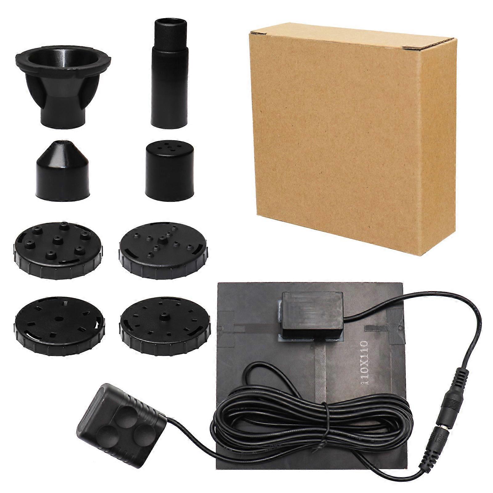 DC brushless solar fountain water pump DC water pump hanging water pump solar rockery Square water sprayer