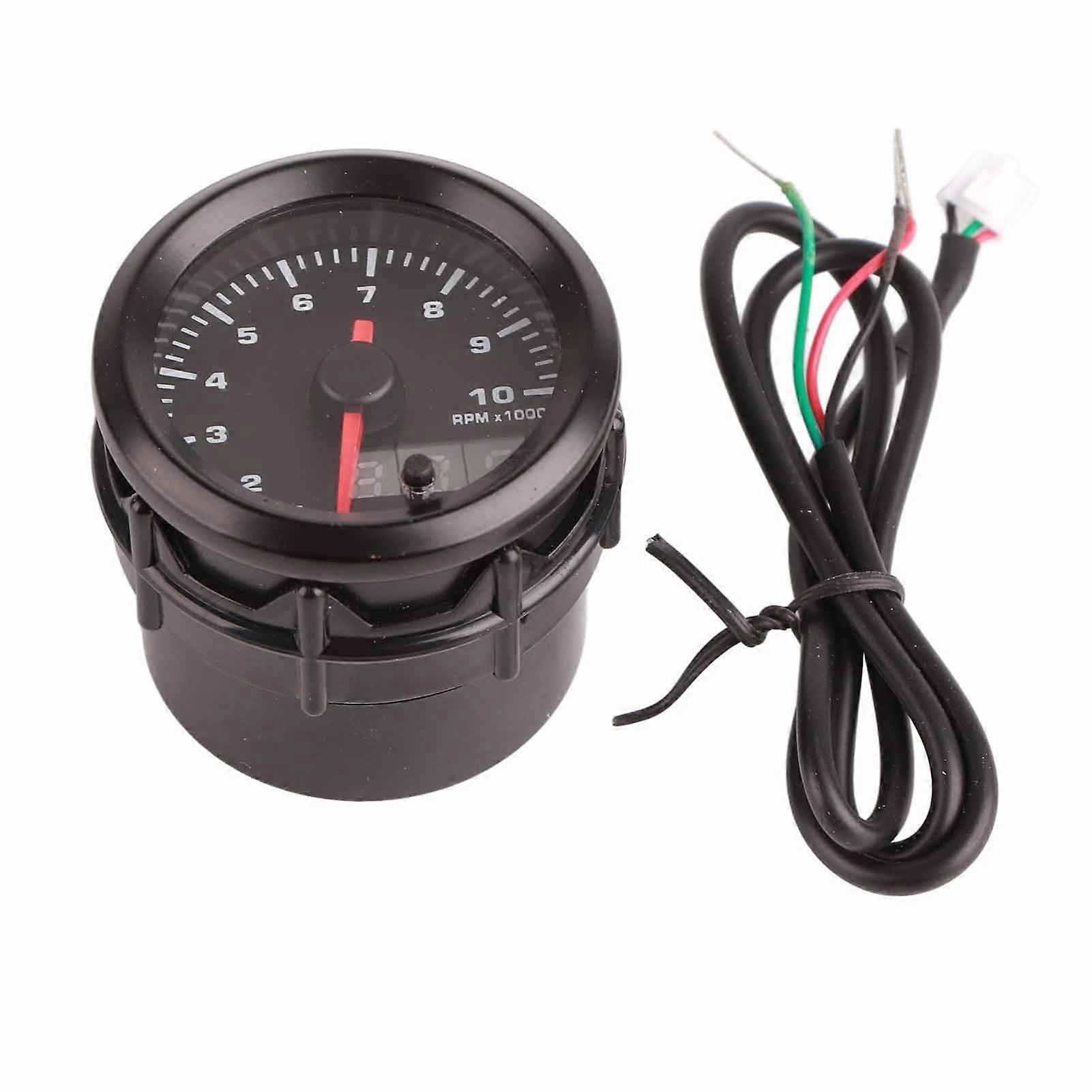 52mm / 2in 7 Colors LED Speedometer Tachometer Car Modification Gauge E2U711