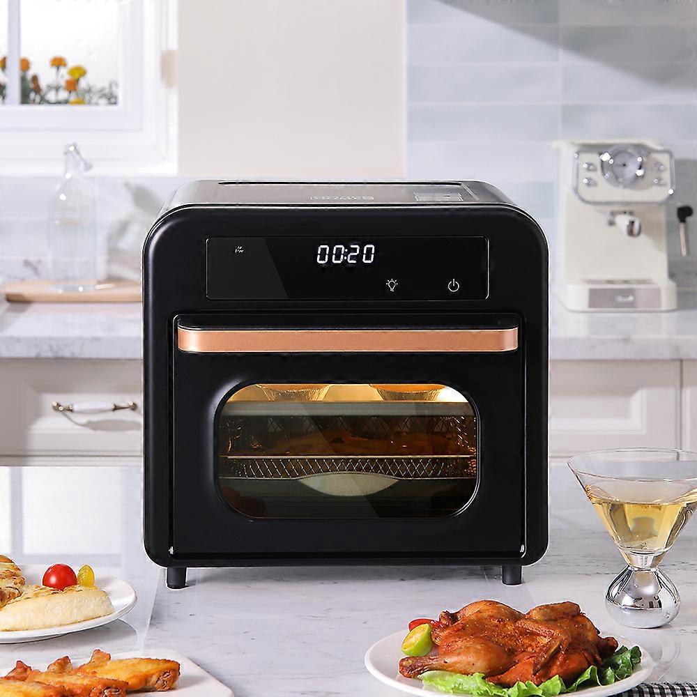 Smart Air Fryer Toaster Oven,Black