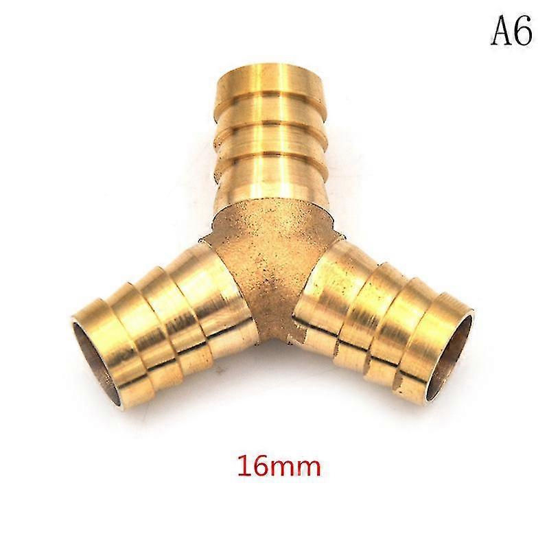 Messing pigget "y" splitter snedkerstik rørmontering luft brændstofslange