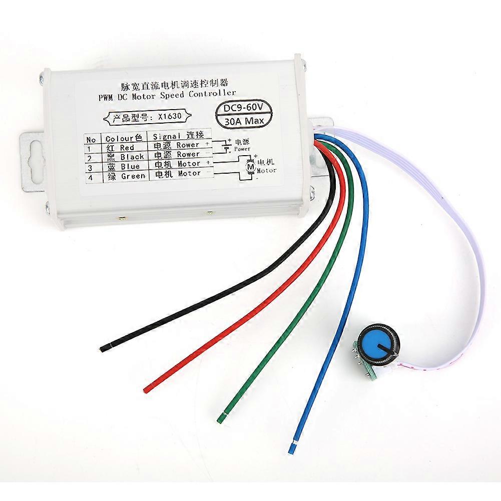 Brush Dc Motor Controller Adjustable Pwm Speed Control Dc9-60v 10a/20a/30a30a