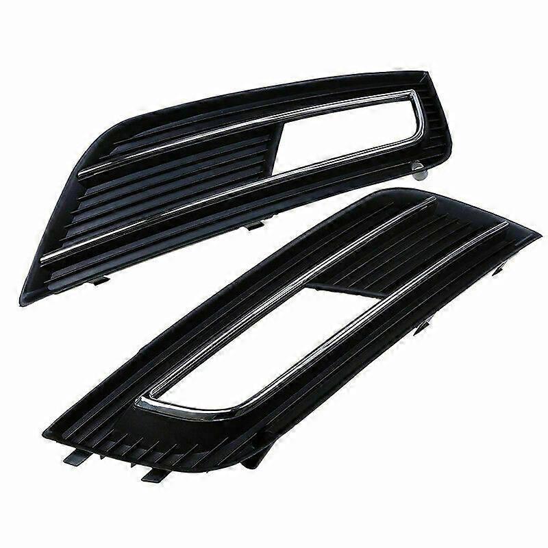 Car Front Bumper Fog Light Lamp Grill Grilles Cover for A4 B8 Facelift 2012-2015 8K0807681K 8K08076