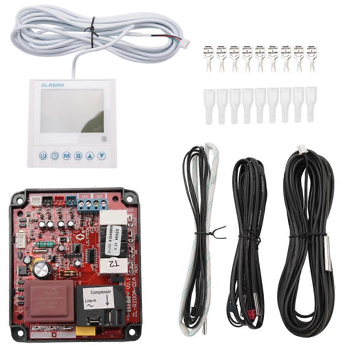 -R200A, Universal, Air Source Varmepumpe Vandvarmer Controller, Pump Air til varmt vand opvarmning Controller