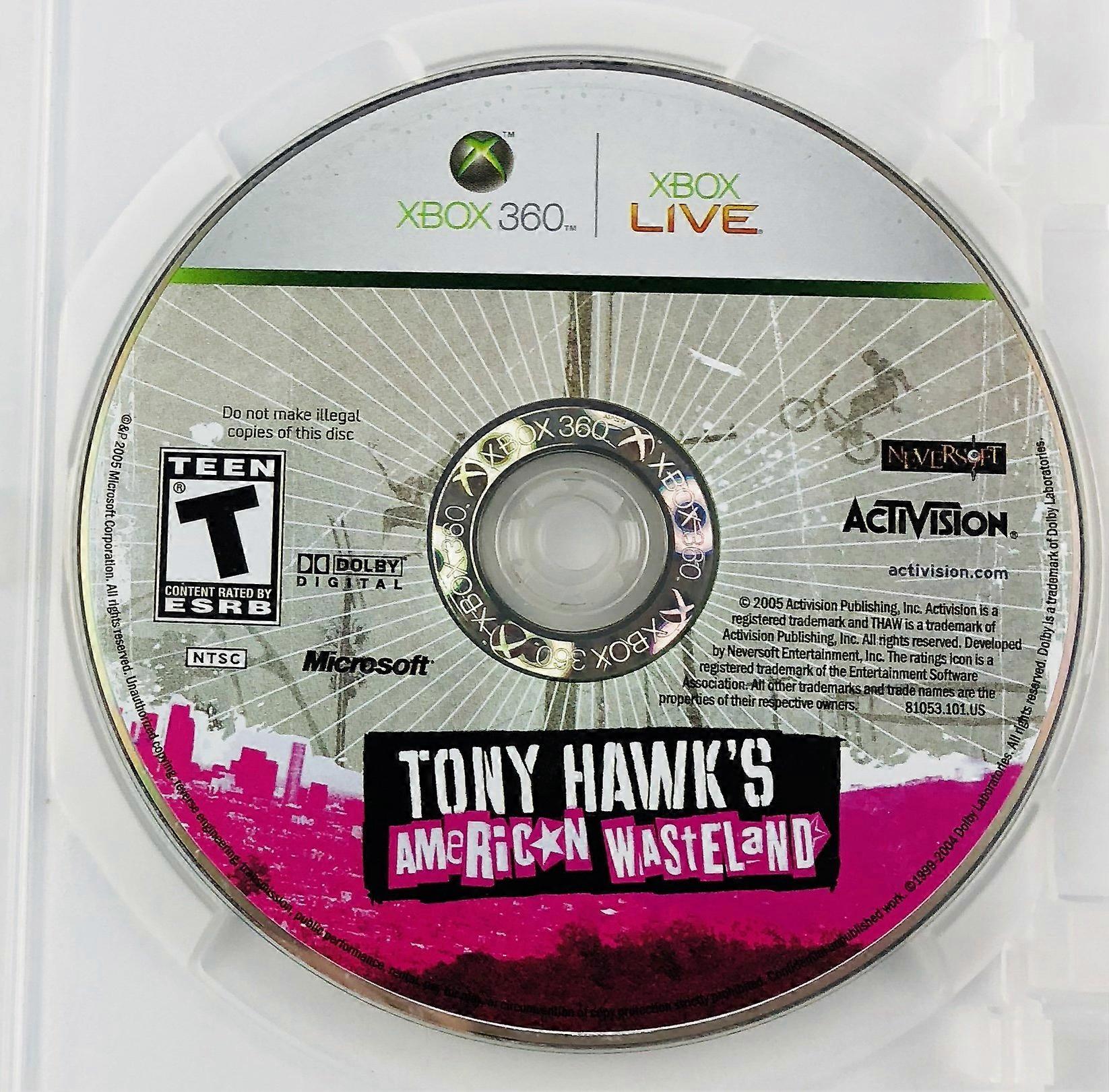 Tony Hawk American Wasteland  Game -  - PAL - New & Sealed