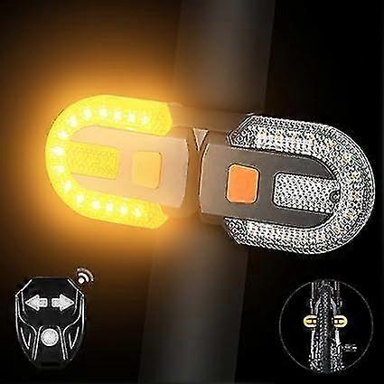 Bike With Turn Signal - Split Wireless Remote For Cycling, Rechargeable, 5 Safety Warning Modes, Strobe 2.4" X 1.8" X 1"