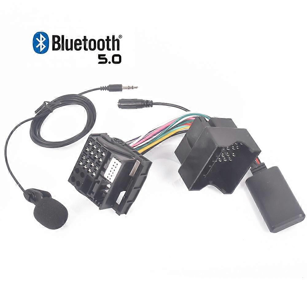 Bluetooth 50 Audio AUX-kabel Big Plug Adapter 12-pins handsfree microfoon voor BMW E60 E63 E64 E61 E62 E87 E88 CD