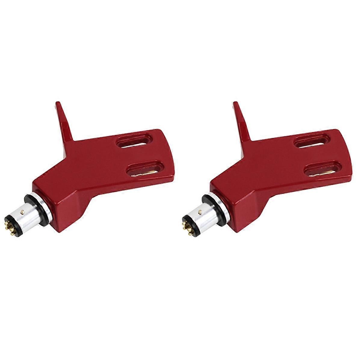 2X Turntable Headshell Aluminium Alloy Headshell Record Turntable Needle Replacement Phono Stylus C