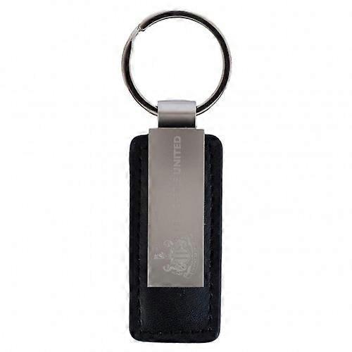 Newcastle United FC Leather Keyring