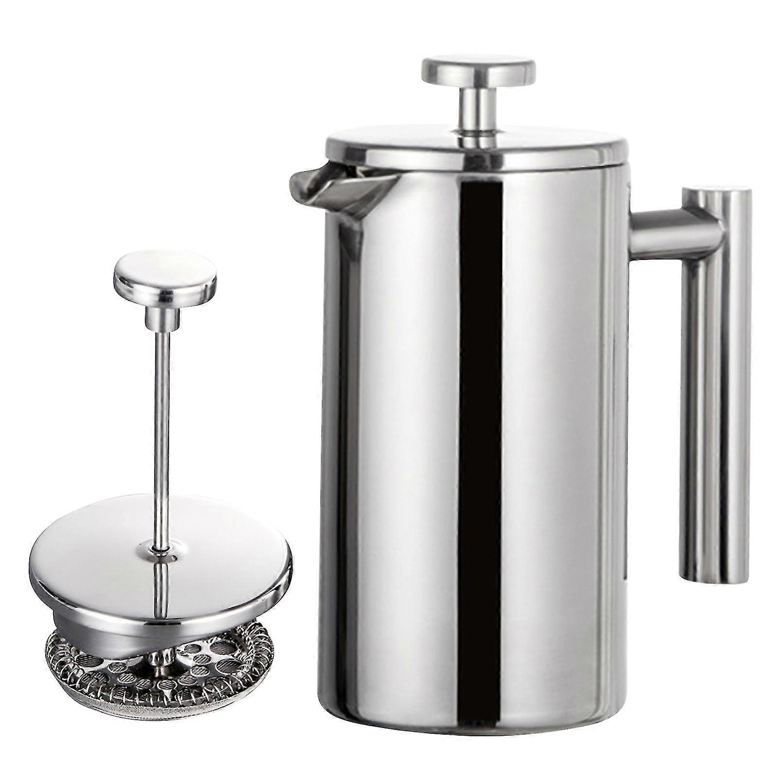 350ml/800ml/1000ml γαλλική καφετιέρα τύπου ανοξείδωτο δοχείο καφετιέρας διπλού τοιχώματος