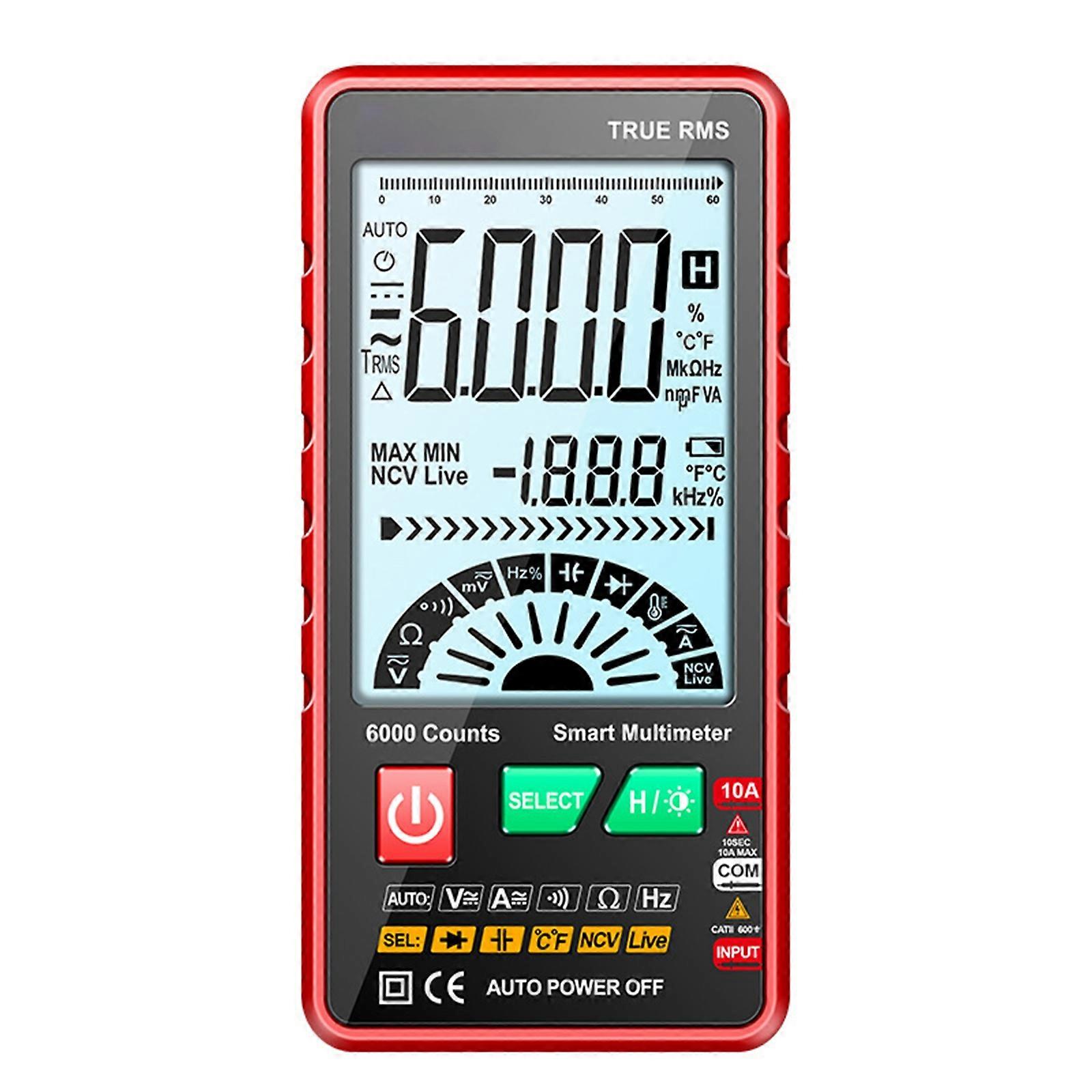 ANENG Digital Multimeter 6000 Counts AC/DC Voltage & Current Measurement fL Ft