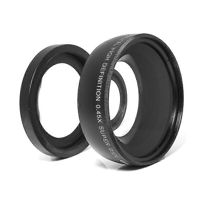 Professional Wide Angle Lens With Macro Portion 0.45x Multi-layer Coated 52mm