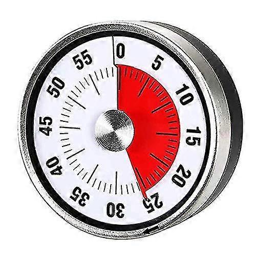 Magnetic Mechanical Kitchen Timer -countdown Timer 60 Minute Visual Time Management Tool Baking Cooking Steaming
