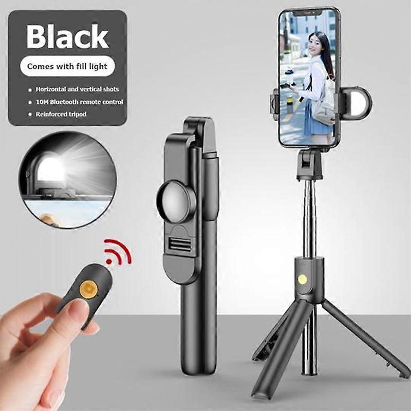 6 In 1 Wireless Bluetooth Selfie Stick Tripod Bluetooth Real-Time Broadcast Remote Control