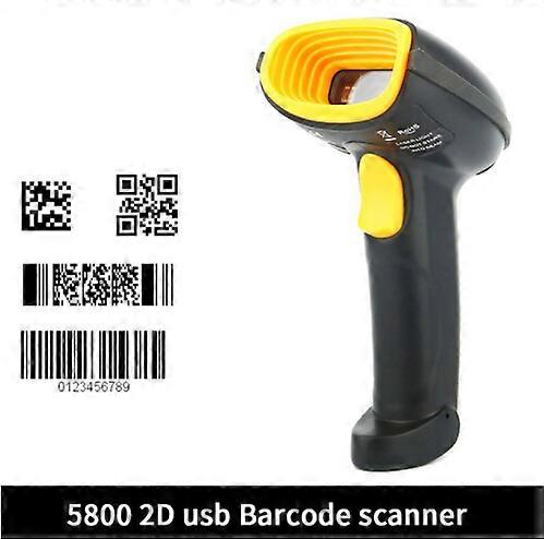 Handheld 1D 2D barcode scanner Portable 1D CCD Bar Code Reader for pos USB POS terminal bar code scanner qr scanner
